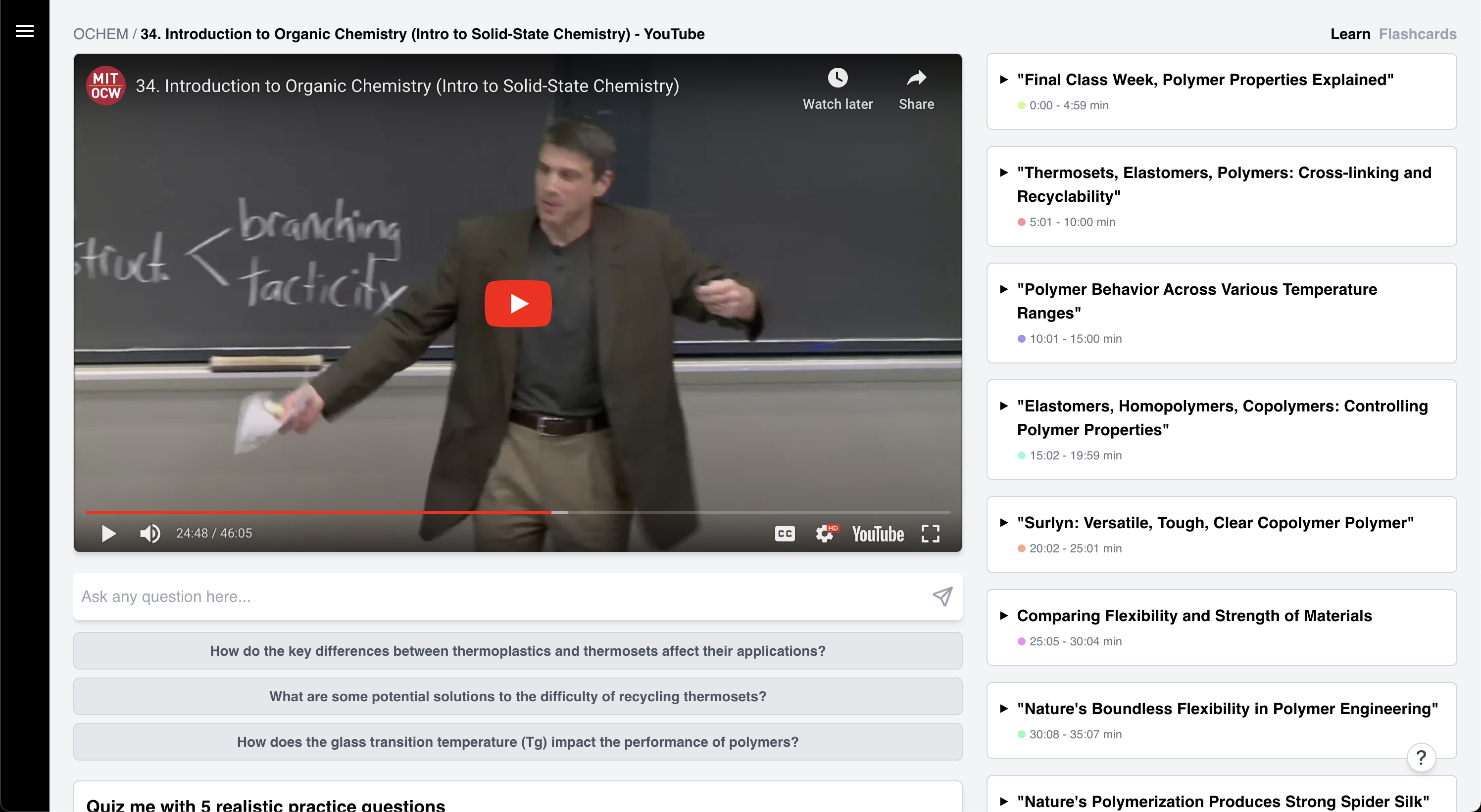 whiteboard video media search AI